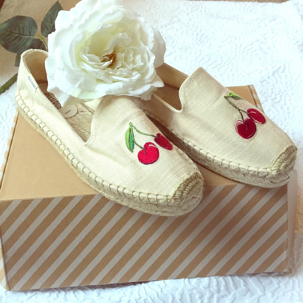 Soludos Cherry 🍒 Espadrilles sz 9!
